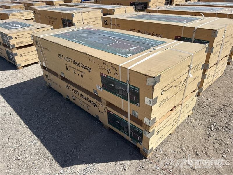 KJ K4525G Double Garage Metal Shed (Unused) Jeklene gradbene konstrukcije