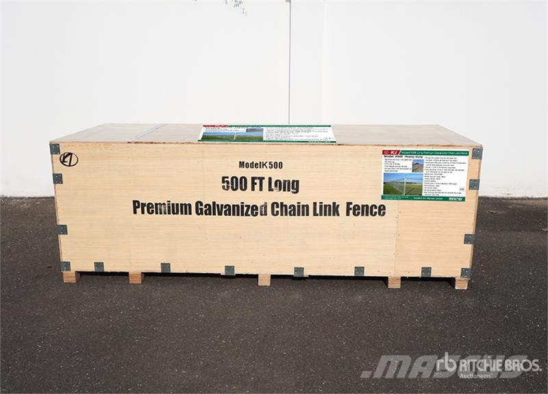 KJ K500 500 ft x 7 ft Galvanized Chain Link Site Fenc Ostale komponente