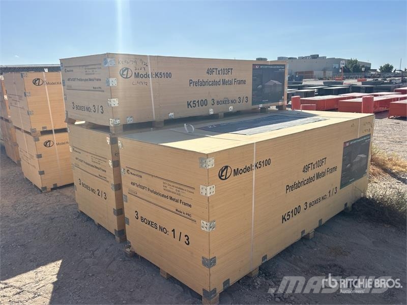 KJ K5100 103 ft x 49 ft Prefabricated Metal Frame Sto Andere Anhänger