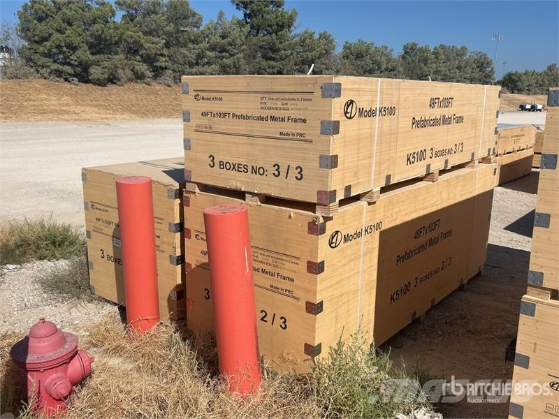KJ K5100 103 ft x 49 ft Prefabricated Metal Frame Sto Andere Anhänger