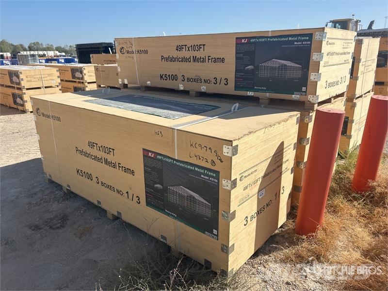 KJ K5100 103 ft x 49 ft Prefabricated Metal Frame Sto Andere Anhänger
