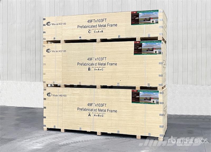 KJ K5100 Prefabricated Metal Frame Storage Building ( Estruturas de aço