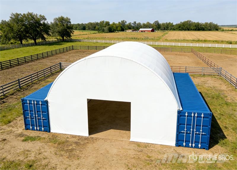 KJ KD1540P 40 Ft x 40 Ft Double Truss Container Shelt Construção - Outros