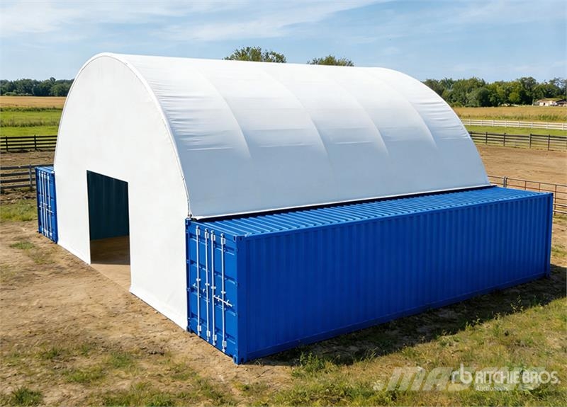 KJ KD1540P 40 Ft x 40 Ft Double Truss Container Shelt Construção - Outros