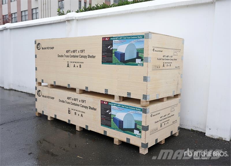 KJ KD1540P 40 Ft x 40 Ft Double Truss Container Shelt Construção - Outros