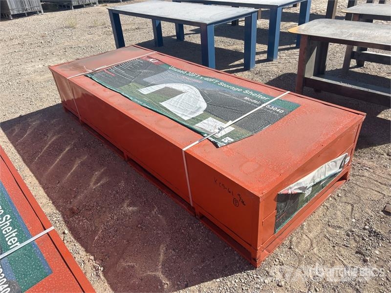 KJ KS3040 30 ft x 40 ft Storage Building (Unused) Teräsrunkorakennukset