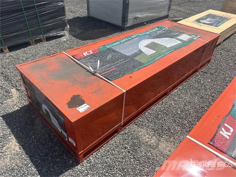KJ KS3040 30 ft x 40 ft Storage Building (Unused) Teraskonstruktsiooniga ehitised