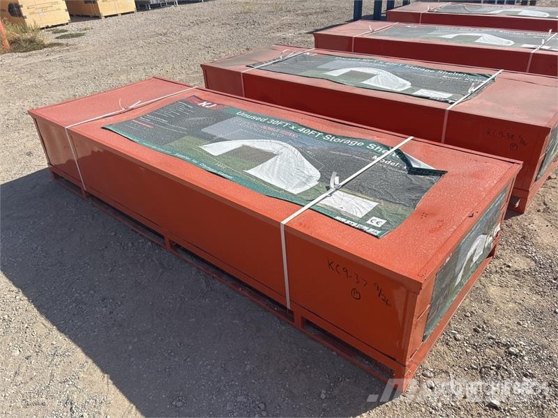 KJ KS3040 30 ft x 40 ft Storage Building (Unused) Teräsrunkorakennukset