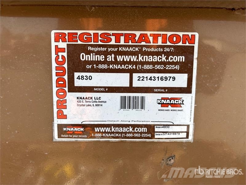 Knaack 4830 Job Site Box مكونات أخرى