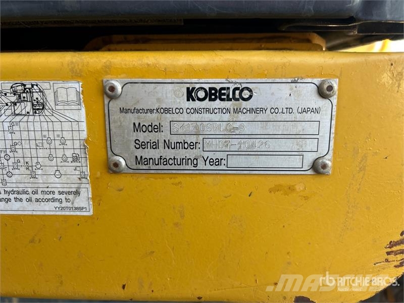 Kobelco SK140SRLC-3 Tracked Excavator Roomikekskavaatorid