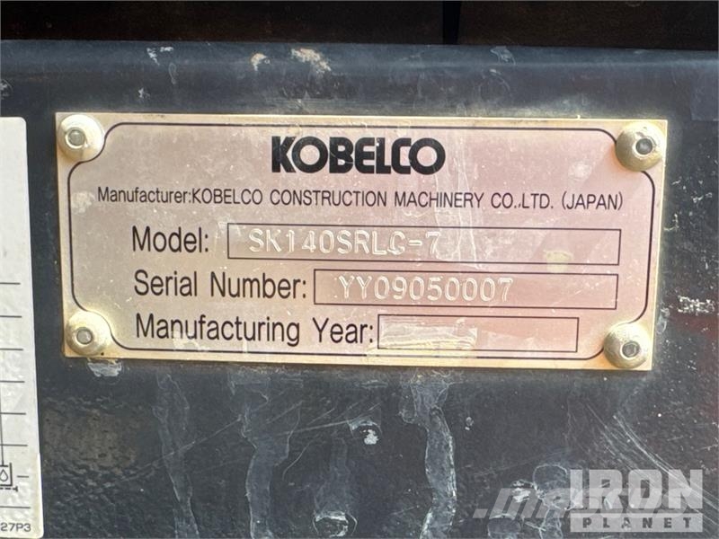 Kobelco SK140SRLC-7 Tracked Excavator Raupenbagger
