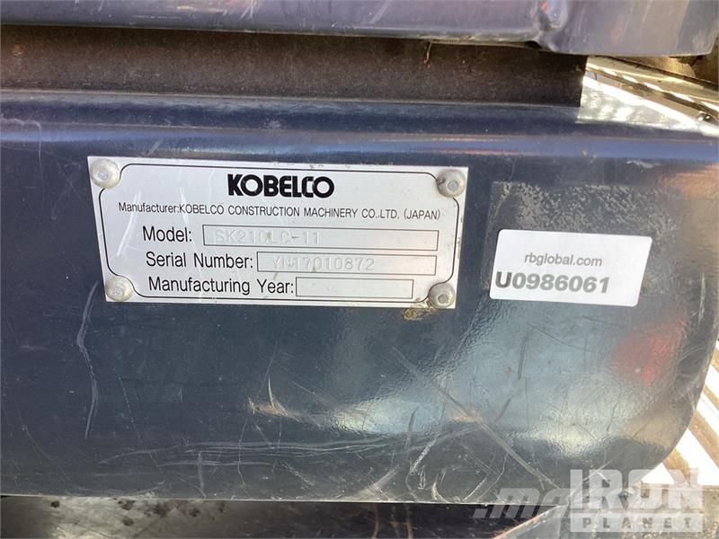 Kobelco SK210LC-11 Tracked Excavator Kāpurķēžu ekskavatori