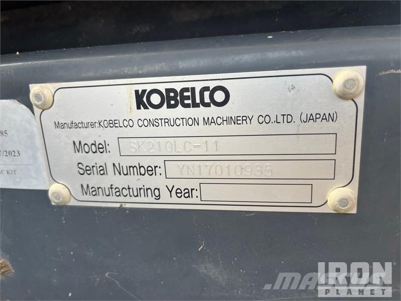 Kobelco SK210LC-11 Tracked Excavator Kāpurķēžu ekskavatori