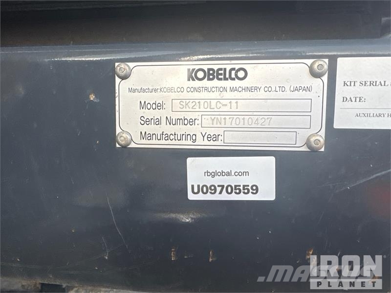 Kobelco SK210LC-11 Tracked Excavator 履帶式 挖土機/掘鑿機/挖掘機