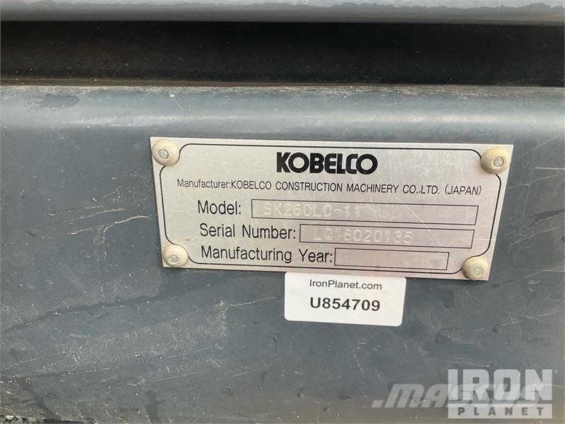 Kobelco Sk260LC-11 Tracked Excavator 履帶式 挖土機/掘鑿機/挖掘機