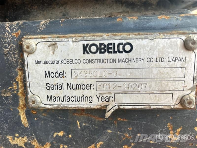 Kobelco SK350LC-9 Tracked Excavator Escavatori cingolati