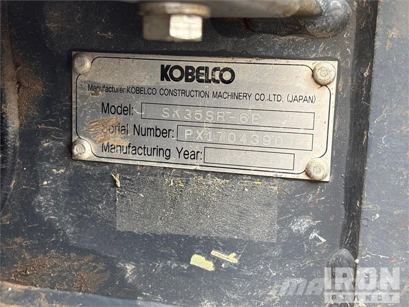 Kobelco SK35SR-6E Mini Excavator Miniexcavadoras