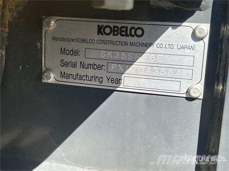 Kobelco SK35SR-6E Mini Excavator Mini ekskavatori < 7 t