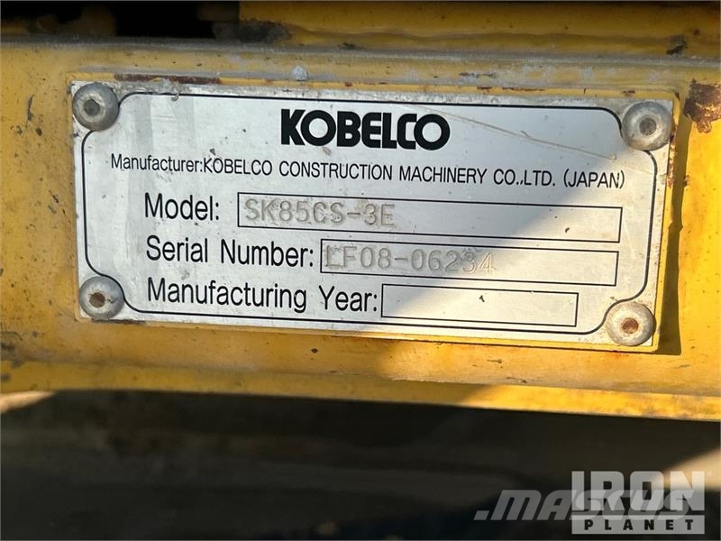 Kobelco SK85CS-3E Tracked Excavator Lánctalpas kotrók