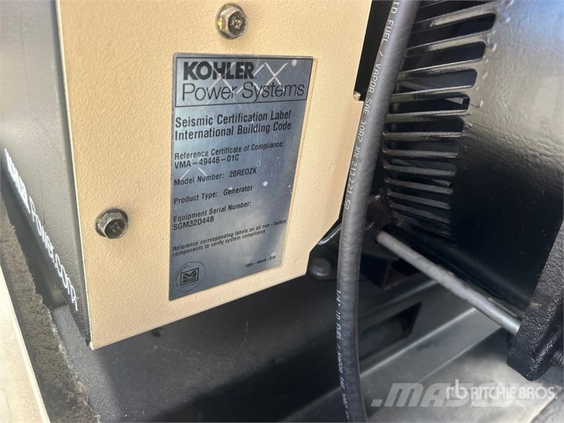 Kohler 22 kW Skid-Mounted Stand-by Generator Set (Inopera مولدات ديزل