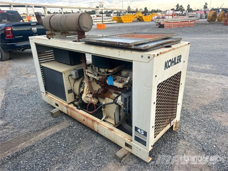 Kohler 45RZ72 40 kW Skid-Mounted Generator Set Dizel generatori