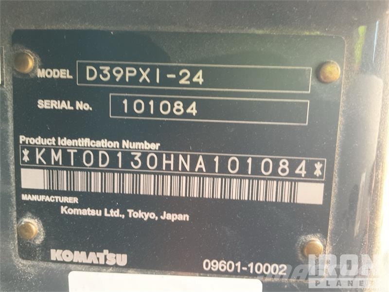 Komatsu D39PXI-24 Crawler Dozer Rupsdozers