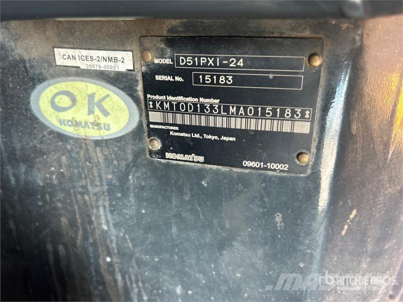 Komatsu D51PXi-24 Crawler Dozer (Inoperable) Dozer cingolati