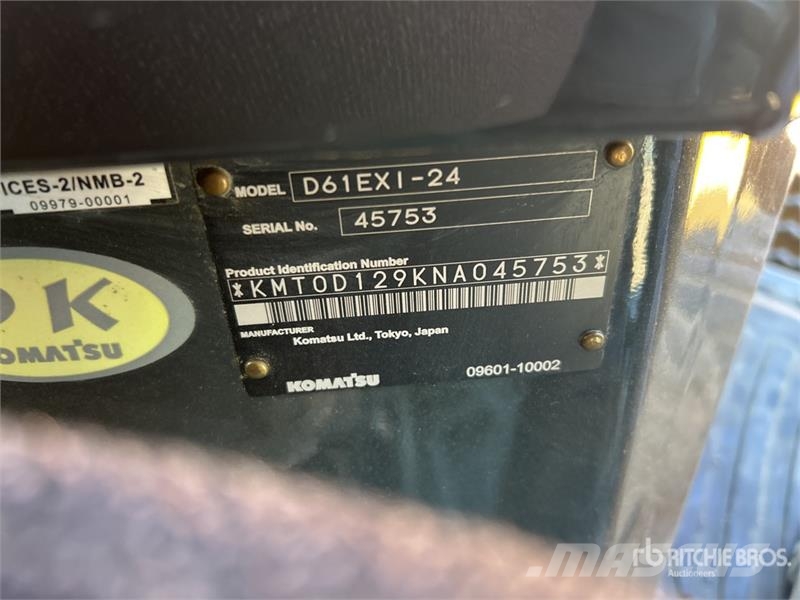 Komatsu D61EXI-24 Crawler Dozer Crawler dozers