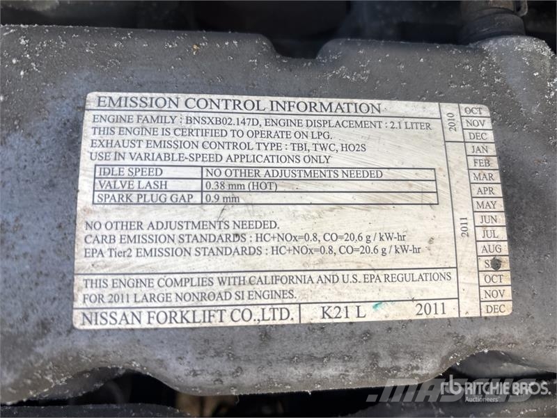 Komatsu FG25 Targoncák-Egyéb