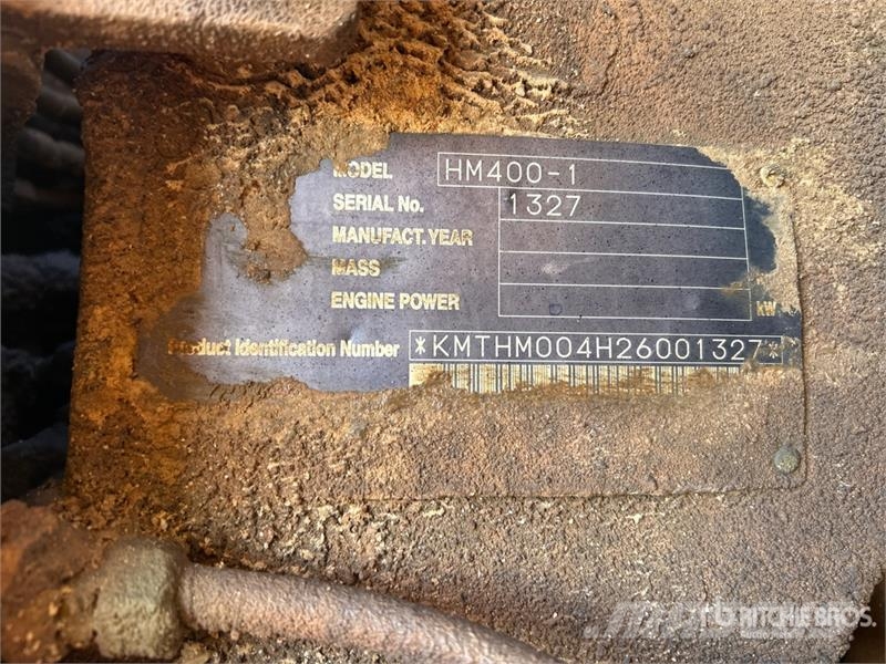 Komatsu HM400-1 Liigendraamiga pinnaseveokid