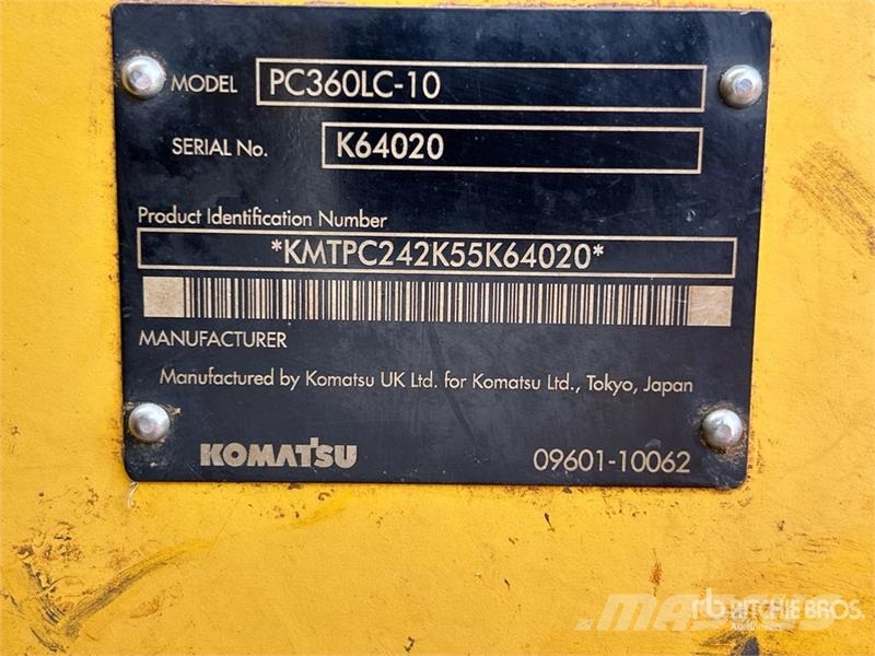 Komatsu PC 360 LC-10 Tracked Excavator 履帶式 挖土機/掘鑿機/挖掘機
