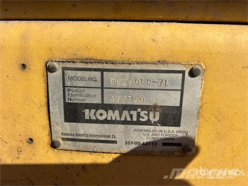 Komatsu PC200LC-7L Tracked Excavator Bagri goseničarji