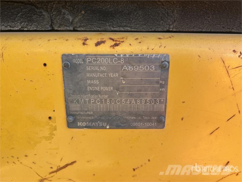 Komatsu PC200LC-8 Tracked Excavator Lánctalpas kotrók
