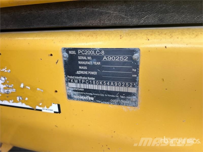 Komatsu PC200LC-8 Tracked Excavator Crawler excavators