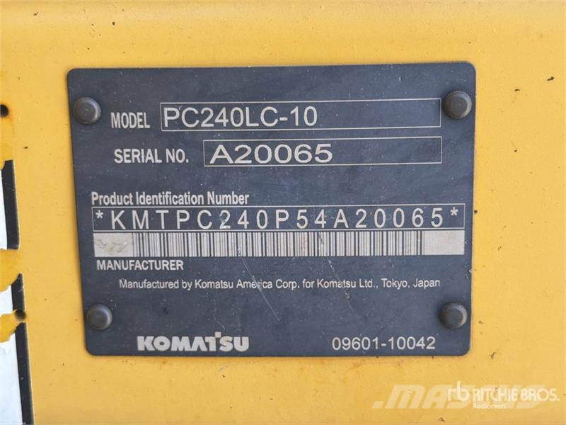 Komatsu PC240LC-10 Tracked Excavator Bageri guseničari