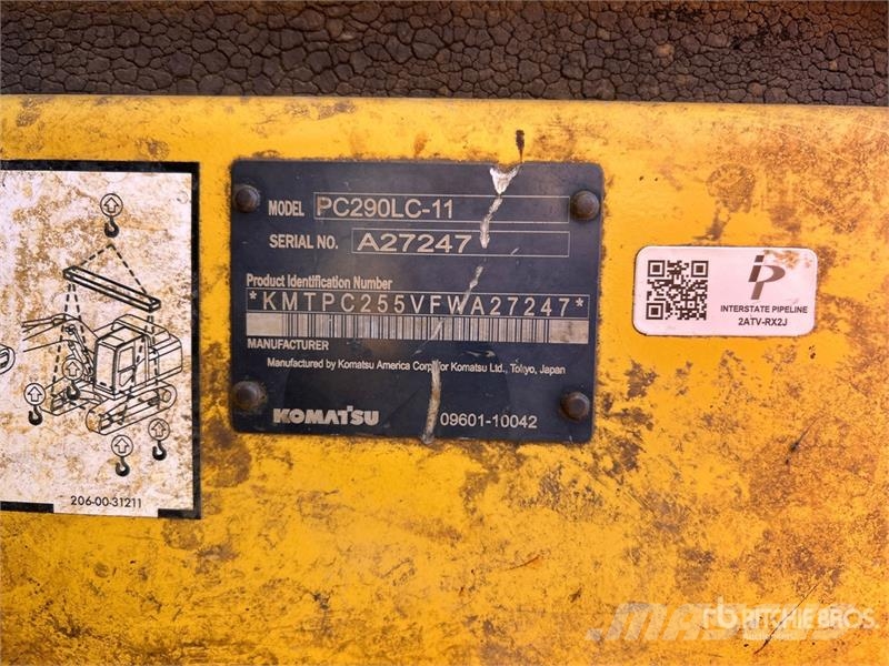 Komatsu PC290LC-11 Tracked Excavator Pelle sur chenilles