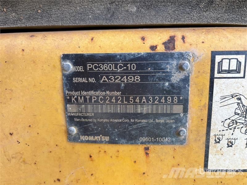 Komatsu PC360LC-10 Tracked Excavator Bageri gusjeničari