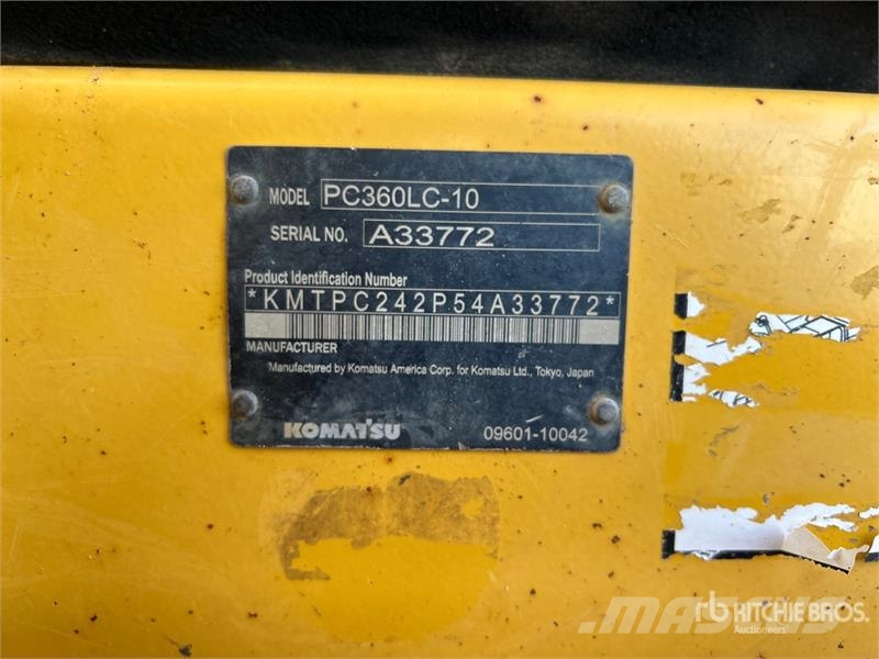 Komatsu PC360LC-10 Tracked Excavator Lánctalpas kotrók