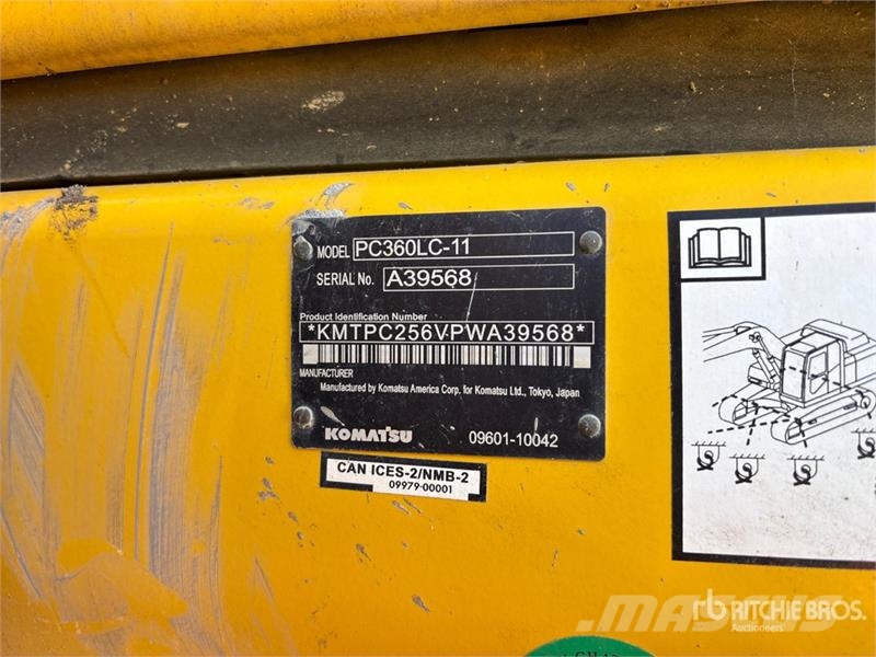 Komatsu PC360LC-11 Lánctalpas kotrók