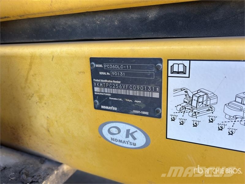 Komatsu PC360LC-11 Tracked Excavator Lánctalpas kotrók