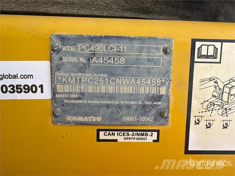 Komatsu PC490LCI-11 Tracked Excavator Верижен екскаватор