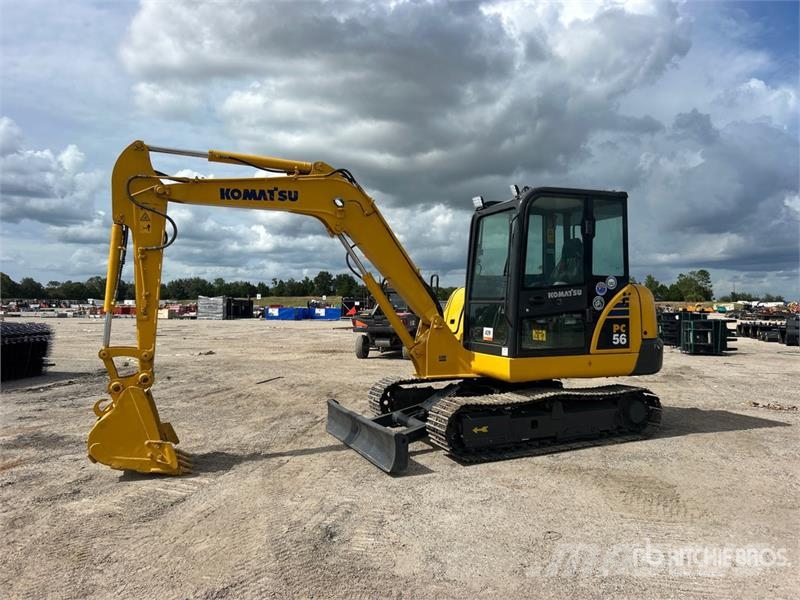 Komatsu PC56-7 Mini Excavator حفارات صغيرة أقل من 7 طن (حفارات صغيرة)