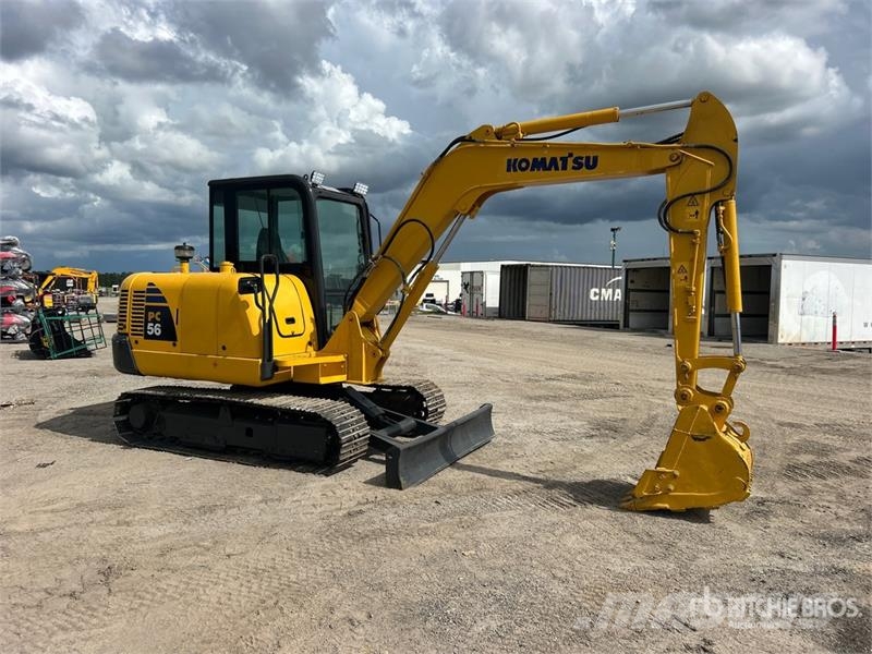 Komatsu PC56-7 Mini Excavator حفارات صغيرة أقل من 7 طن (حفارات صغيرة)