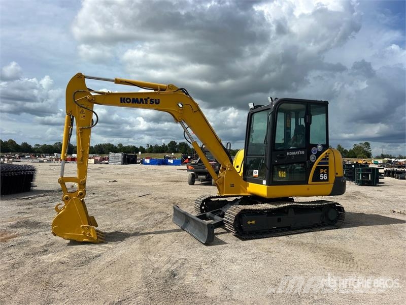 Komatsu PC56-7 Mini Excavator حفارات صغيرة أقل من 7 طن (حفارات صغيرة)