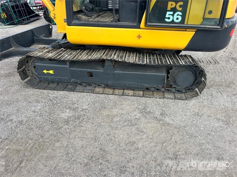 Komatsu PC56-7 Mini Excavator حفارات صغيرة أقل من 7 طن (حفارات صغيرة)