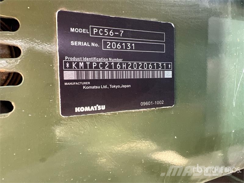Komatsu PC56 Mini Excavator Mini ekskavatori < 7 t