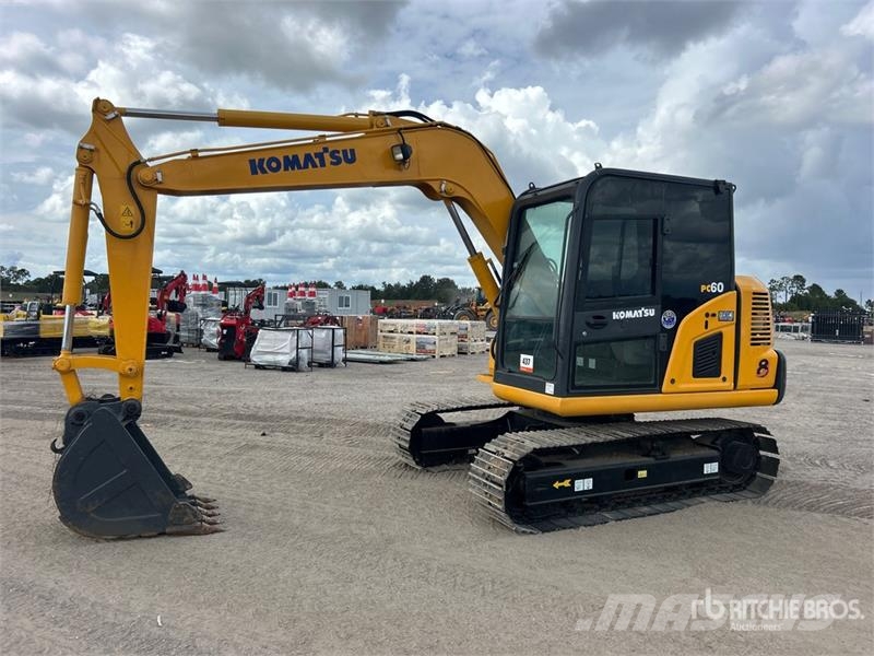 Komatsu PC60-8 Tracked Excavator Lánctalpas kotrók
