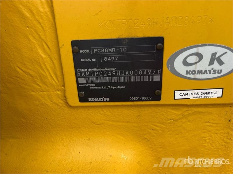 Komatsu PC88MR-10 Tracked Excavator Bageri guseničari