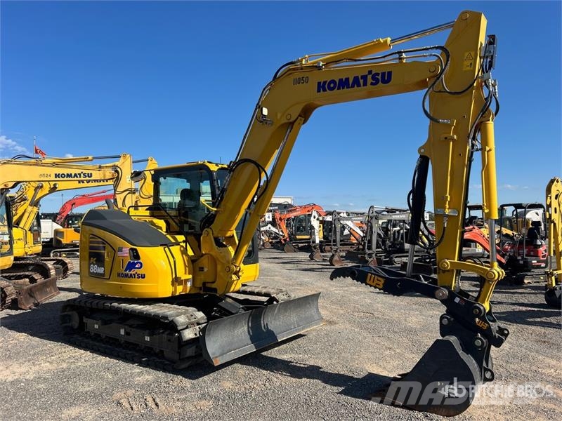 Komatsu PC88MR-11 Tracked Excavator Rupsgraafmachines