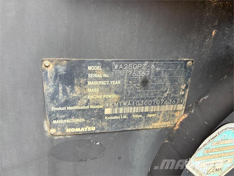 Komatsu WA250PZ-6 Wheel Loader Radlader